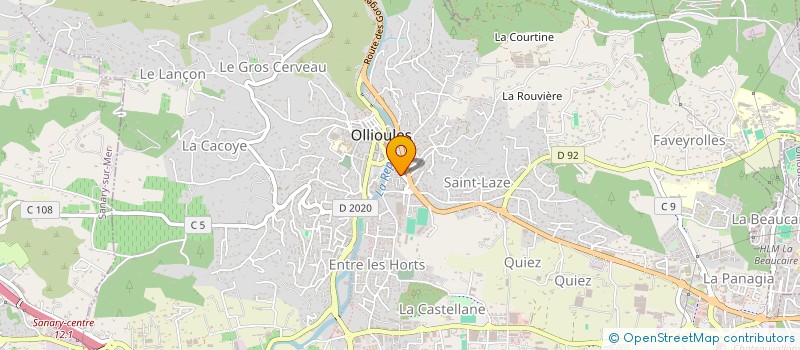 localisation de l'entreprise VELORENOV à OLLIOULES