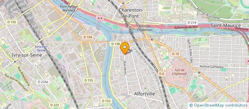 localisation de l'entreprise VELORIA à ALFORTVILLE