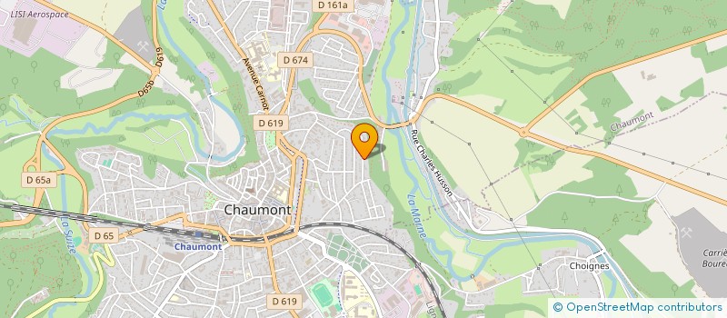localisation de l'entreprise VELOROSE à CHAUMONT