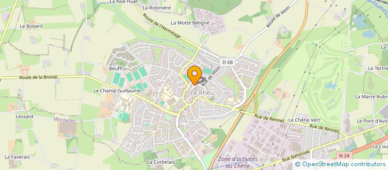 localisation de l'entreprise VELORUTION FRANCE  LE RHEU