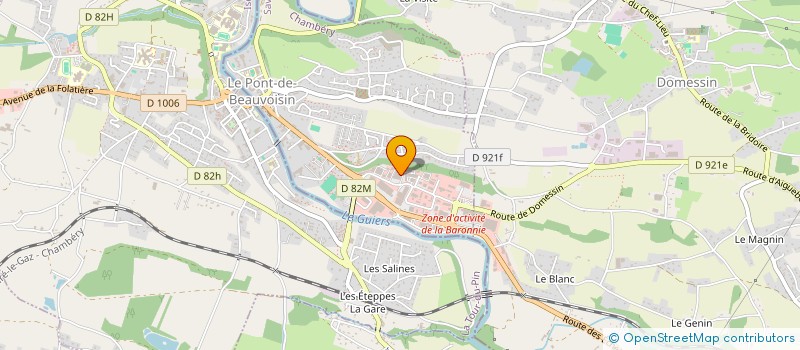 localisation de l'entreprise VELOS FM  LE PONT-DE-BEAUVOISIN