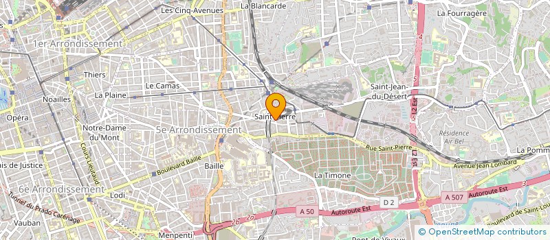 localisation de l'entreprise VELOS PIECES ACCESSOIRES à MARSEILLE
