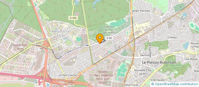 localisation de l'entreprise VELOSO FILS à CLAMART