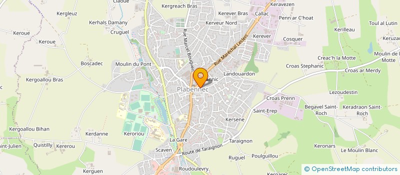 localisation de l'entreprise VELOSPORT DRENNECOIS  LE DRENNEC