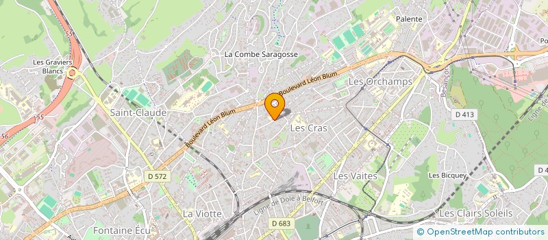 localisation de l'entreprise VELOTTE-IMMO à BESANCON