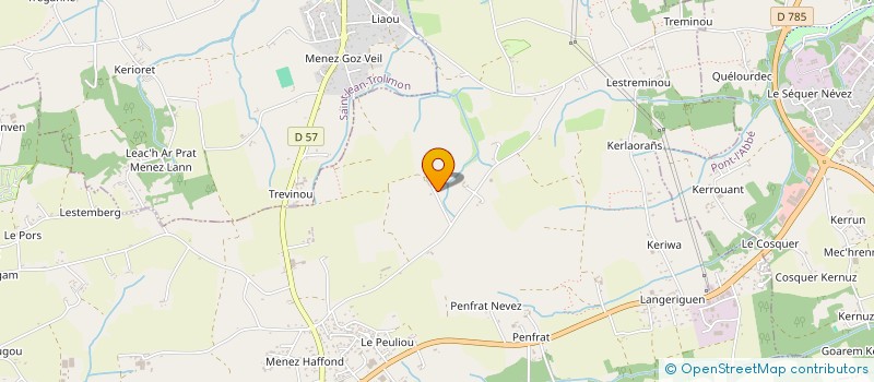 localisation de l'entreprise VELOURS à PLOMEUR