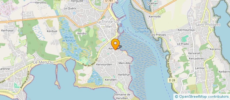 localisation de l'entreprise VELOX IMAGES  LA TRINITE-SUR-MER