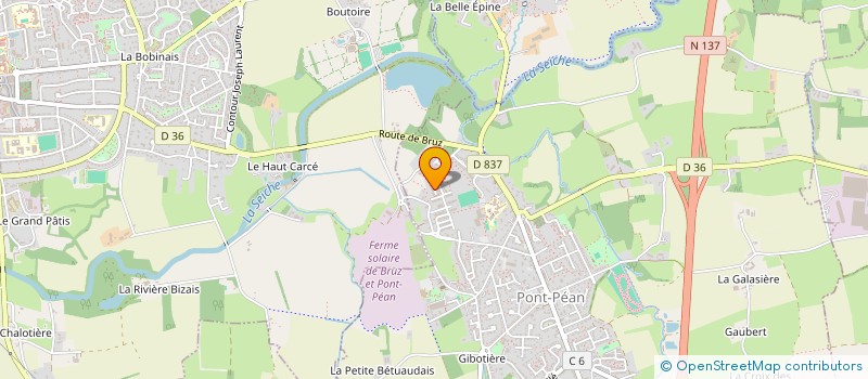 localisation de l'entreprise VELOXYGEN A PONT PEAN  PONT-PEAN