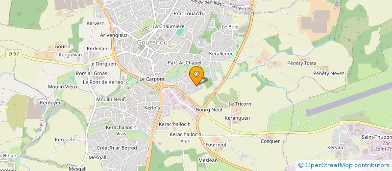 localisation de l'entreprise VELOZEN à GOUESNOU