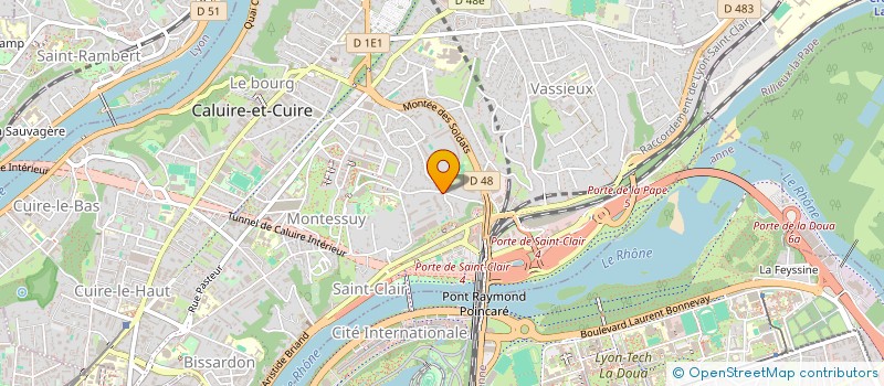 localisation de l'entreprise VELSEN  CALUIRE-ET-CUIRE