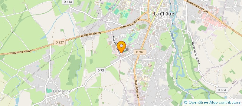 localisation de l'entreprise VELSMID JU à LA CHATRE