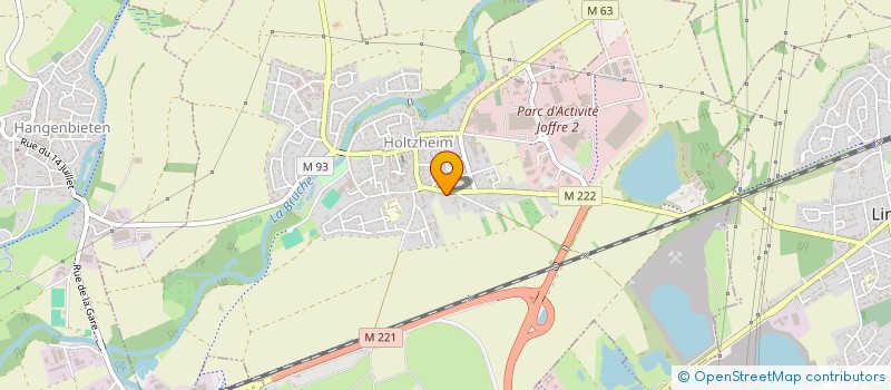 localisation de l'entreprise VELTEN JOSEPH S A R L  HOLTZHEIM