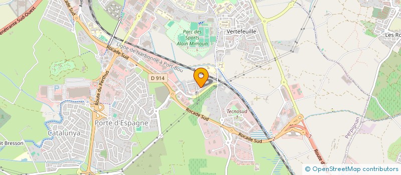 localisation de l'entreprise VELTIA FRANCE  PERPIGNAN