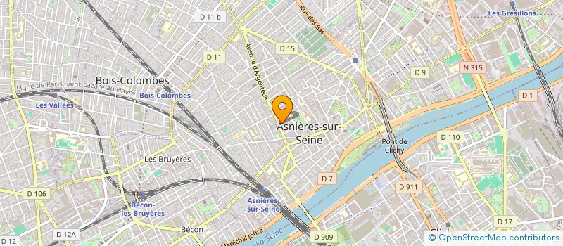 localisation de l'entreprise VELTIO  ASNIERES-SUR-SEINE