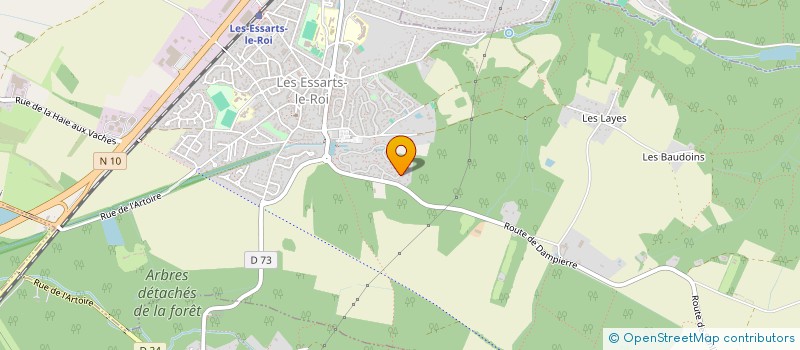 localisation de l'entreprise VELTRA CARS  LES ESSARTS-LE-ROI