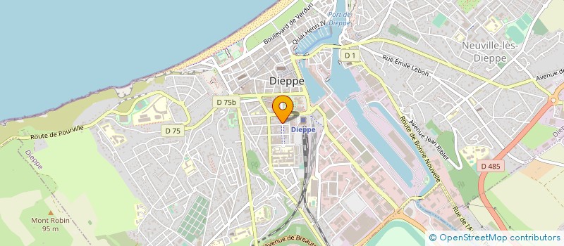 localisation de l'entreprise VELUDE à DIEPPE