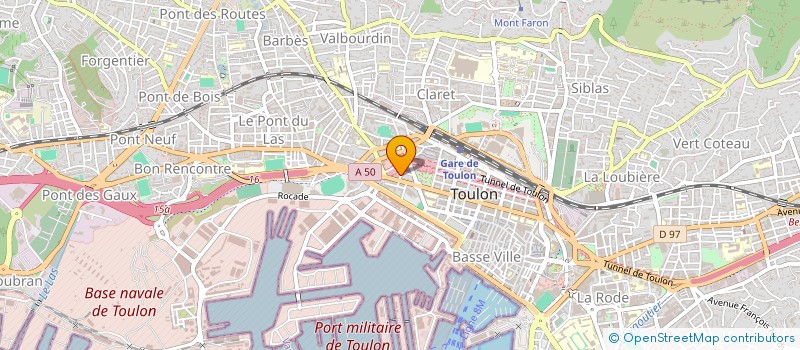 localisation de l'entreprise VELVA  TOULON