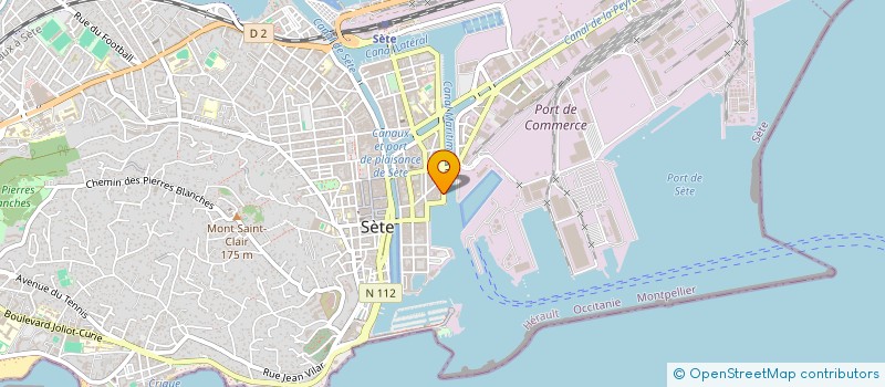 localisation de l'entreprise VELVET à SETE