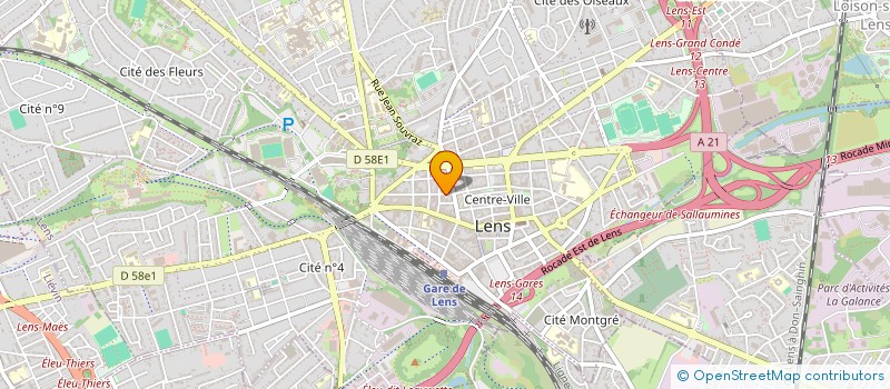 localisation de l'entreprise VELVET ARRAS  LENS