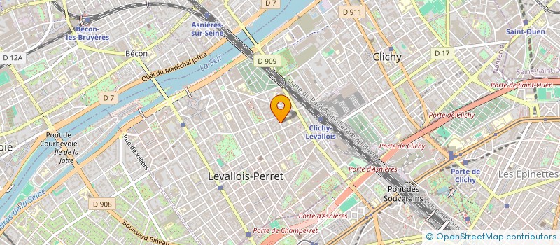 localisation de l'entreprise VELVET & CIE à CLICHY