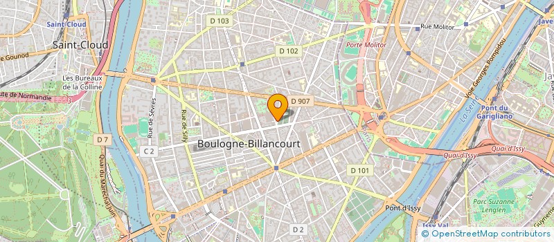 localisation de l'entreprise VELVET & CO  BOULOGNE-BILLANCOURT