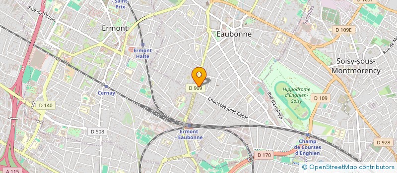 localisation de l'entreprise VELVET COMPUTING à EAUBONNE