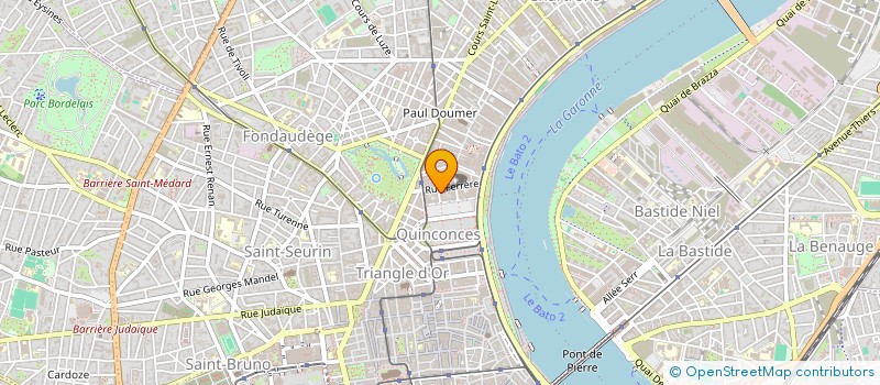 localisation de l'entreprise VELVET REVOLUTION MEDIA  BORDEAUX