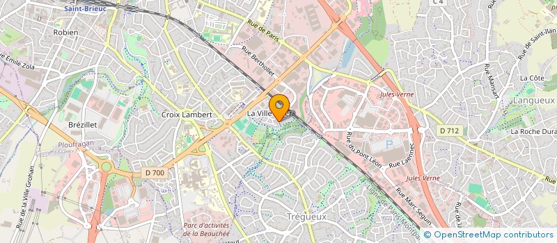 localisation de l'entreprise VELY à SAINT-BRIEUC