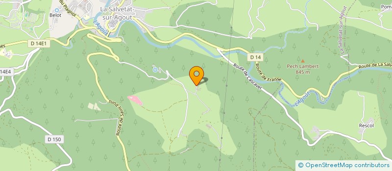 localisation de l'entreprise VEM FINANCES  FRAISSE SUR AGOUT