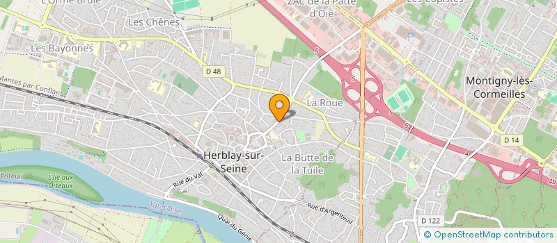 localisation de l'entreprise VEM IMMO  HERBLAY-SUR-SEINE