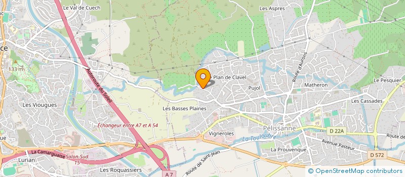 localisation de l'entreprise VEMA ENTREPRISE  PELISSANNE