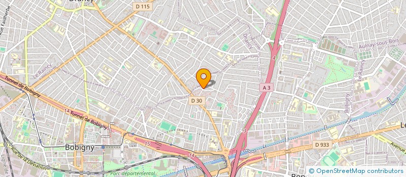 localisation de l'entreprise VEMAD  BOBIGNY