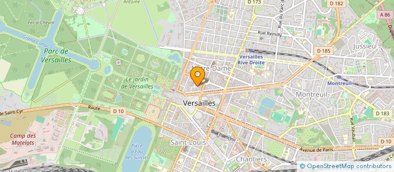 localisation de l'entreprise VEMAR à VERSAILLES