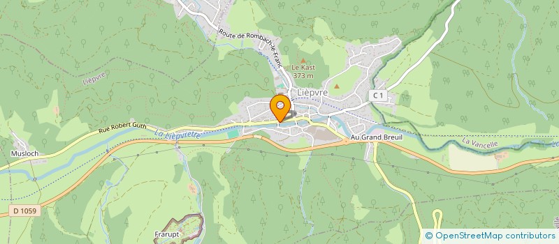 localisation de l'entreprise VEMMADIS  LIEPVRE