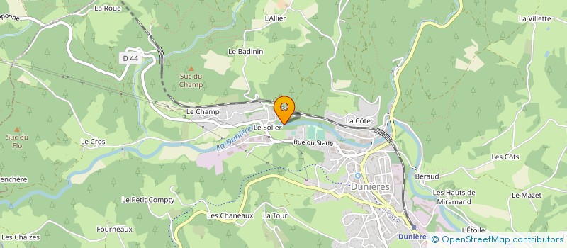 localisation de l'entreprise VEMMI à DUNIERES