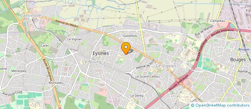 localisation de l'entreprise VEMO 16  EYSINES