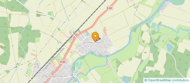 localisation de l'entreprise VEMOO à SERMERSHEIM