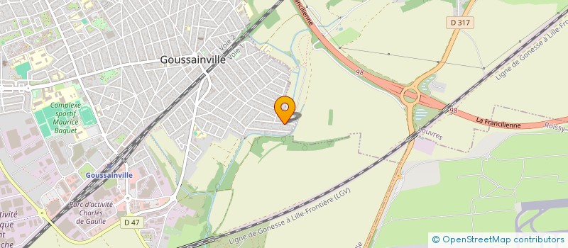 localisation de l'entreprise VEMOULOU SCI à GOUSSAINVILLE