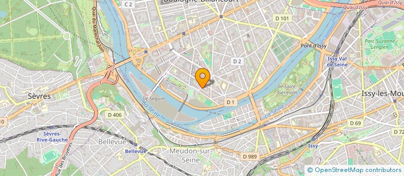 localisation de l'entreprise VEMUP  BOULOGNE-BILLANCOURT