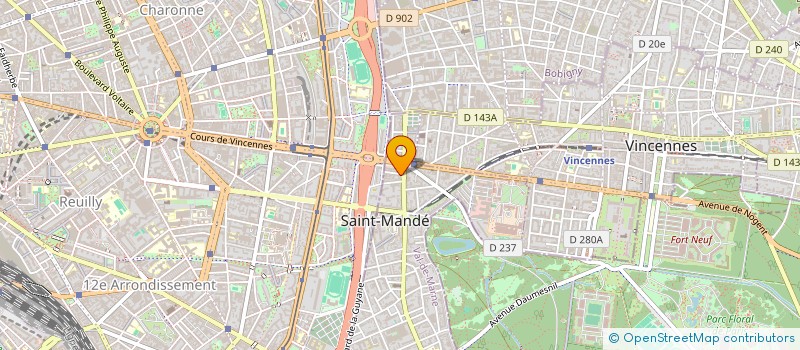 localisation de l'entreprise VEMY à SAINT-MANDE