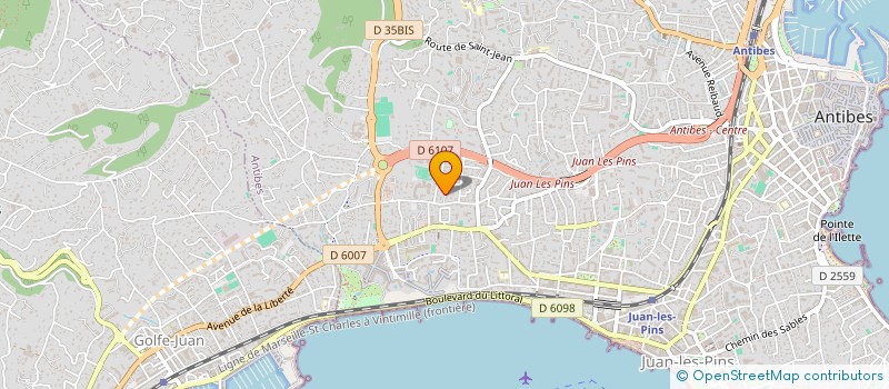 localisation de l'entreprise VEN à ANTIBES