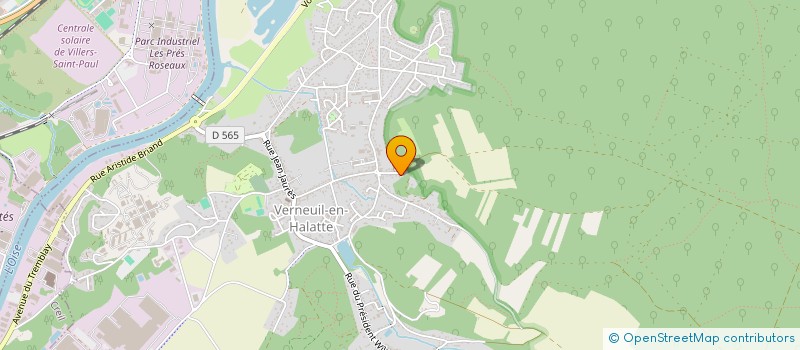 localisation de l'entreprise VENA LES MARAIS  VERNEUIL-EN-HALATTE