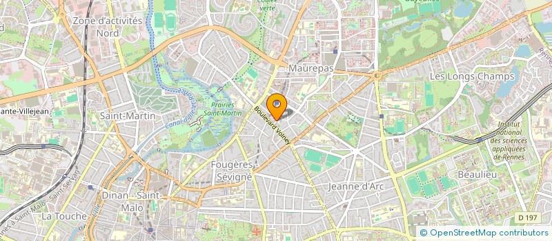localisation de l'entreprise VENACO 3  RENNES