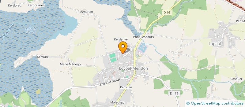 localisation de l'entreprise VENAIG LE BRIS EXPERTISE COMPTABLE à LOCOAL-MENDON