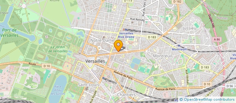 localisation de l'entreprise VENAIM RENOV à VERSAILLES
