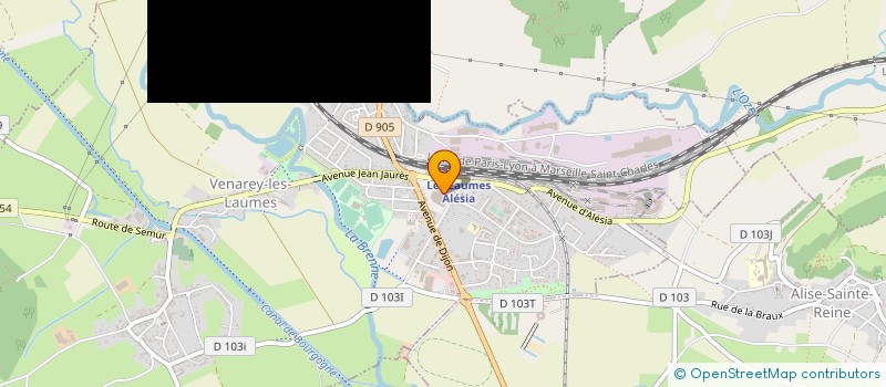 localisation de l'entreprise VENARDIS à VENAREY-LES-LAUMES