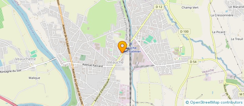 localisation de l'entreprise VENARUZZO à VEAUCHE