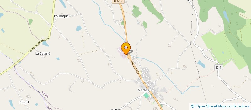 localisation de l'entreprise VENASPHERE  VENES