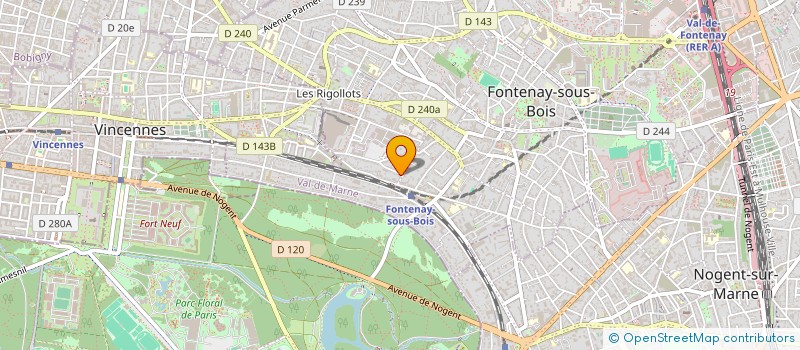localisation de l'entreprise VENATORES à FONTENAY-SOUS-BOIS