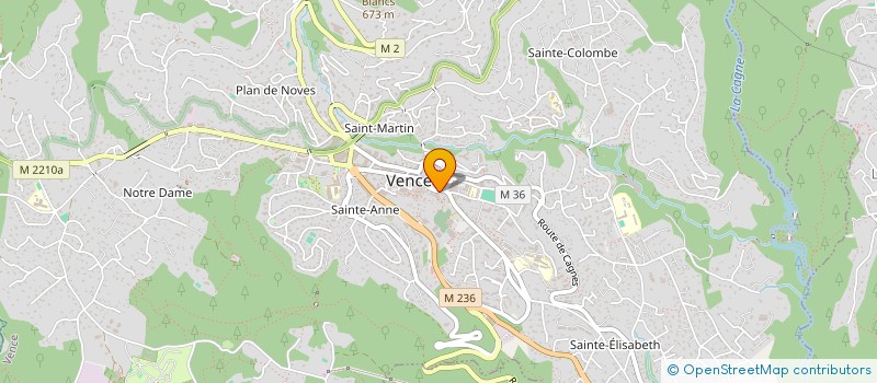 localisation de l'entreprise VENCE CONFORT  VENCE